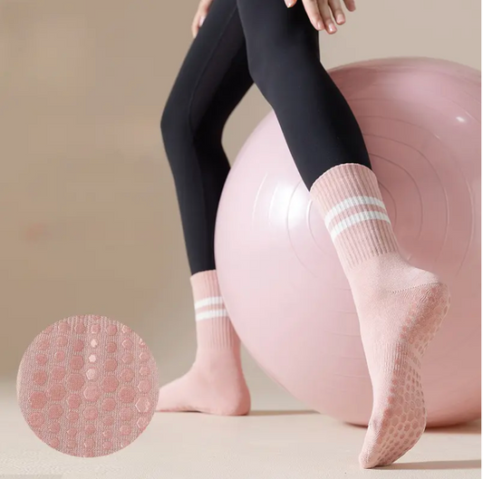 Postpartum Compression Non-Slip Crew Socks